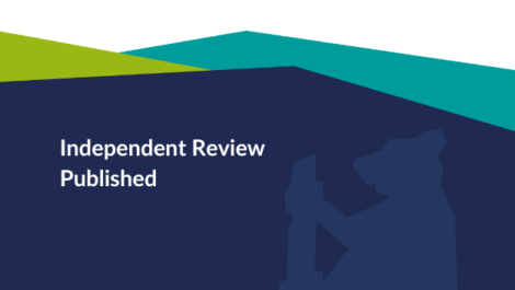 Banner saying Independent Review Published