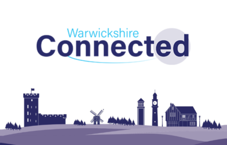 The Warwickshire Connected logo