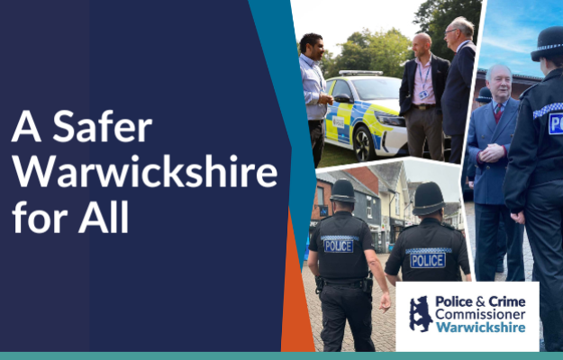 Cover of the Warwickshire Police and Crime Plan